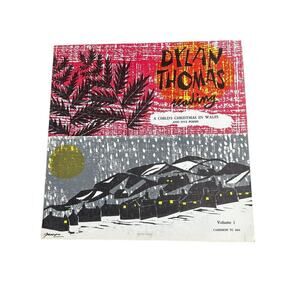 Dylan Thomas reading a child's Christmas in Wales And Five Poems Vinyl Record